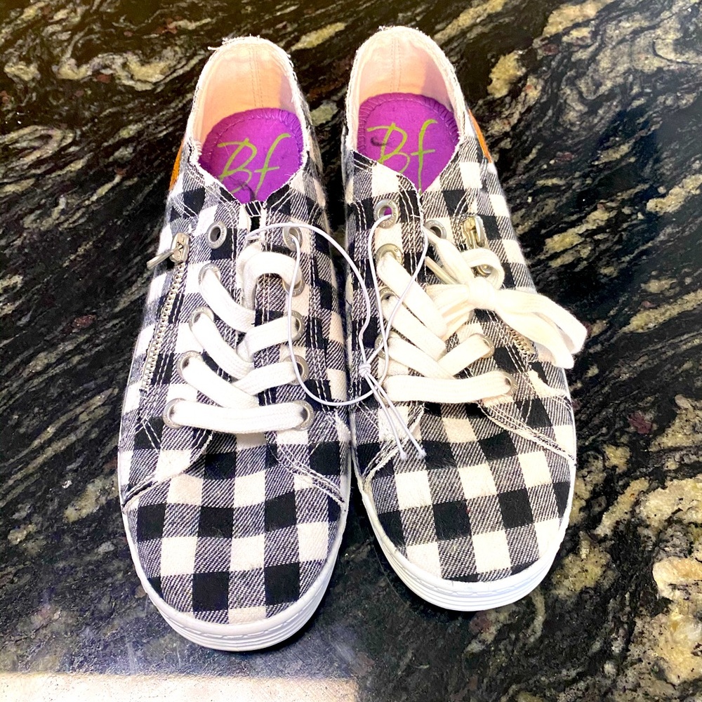 Never worn Buffalo plaid shoes